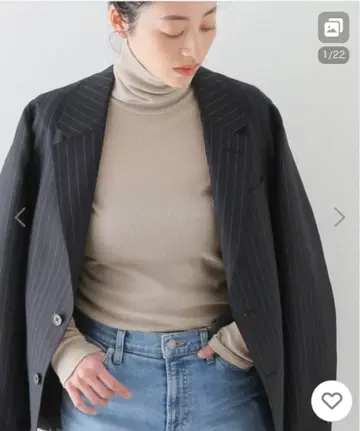 FRAMeWORK 골지 터틀넥 풀오버