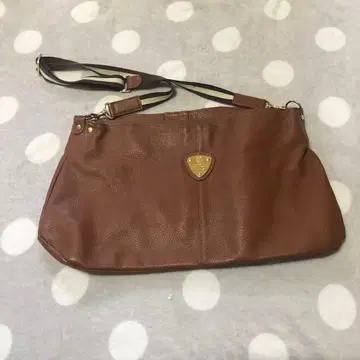 ATAO 브라운 가죽 백