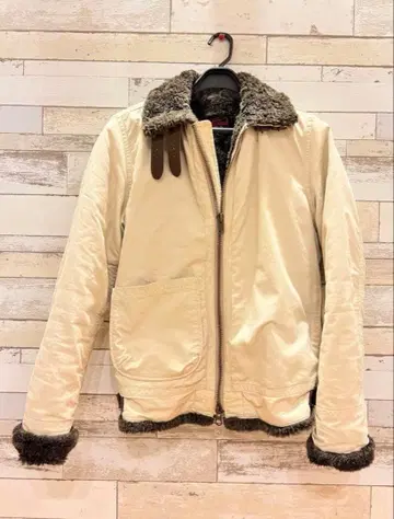 젬블 플라이트 자켓 블루종 봄버 자켓 보아 안감 기모