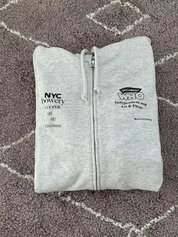 6 (ROKU) WHO 맨투맨 지퍼 후드티