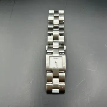 Calvin Klein 실버 스테인리스 스틸 손목시계 작동 안 함