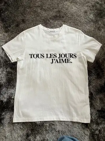 두지엠 클라세 EVERYDAY I LIKE. 화이트 T셔츠 프리