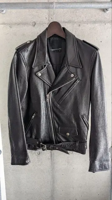 LAD MUSICIAN 가죽 더블 라이더스 46 블랙