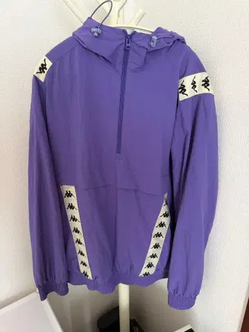 Kappa 보라색 나일론 자켓 M