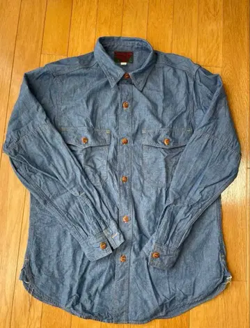 프리휠러스 일본제 스키드 로우 인디고 샴브레이 [16] 새상품급