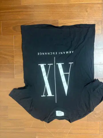 ARMAINI EXCHANGE 블랙 T셔츠