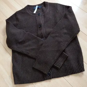 +J 캐시미어 가디건 다크 그린 M