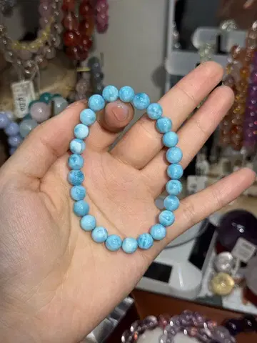 라리마 비즈 팔찌 라이트 블루