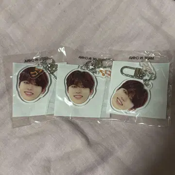 treasure  jeongwoo 얼굴 아크릴 키링 캡슐 토이 락