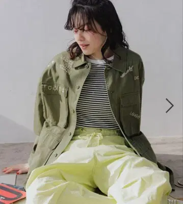 니코앤드 niko and - 체인 자수 밀리터리 셔츠