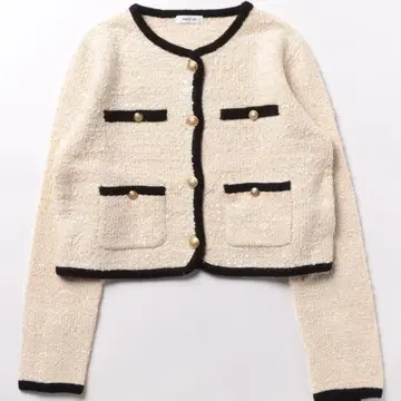 FRAY I.D 믹스 트위드 니트 가디건