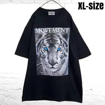 [ 새상품 ] 화이트 타이거 T셔츠 블랙 3