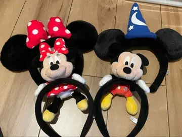 미니 마우스 미키마우스 머리띠 세트