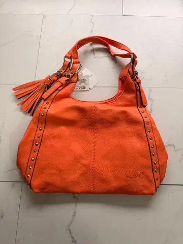 미사용 새상품 Vittorio Godi 프린지&스터드 토트백