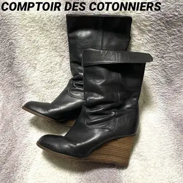 sA47 콩트와르 데코토니에/웨지솔/미디 부츠