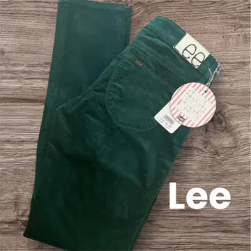 새상품 Lee 코듀로이 스키니 팬츠 그린 S 사이즈