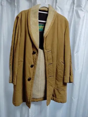 CITY 브라운 코튼 코트