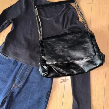 ZARA 체인백 숄더 블랙 핸드백 숄더백