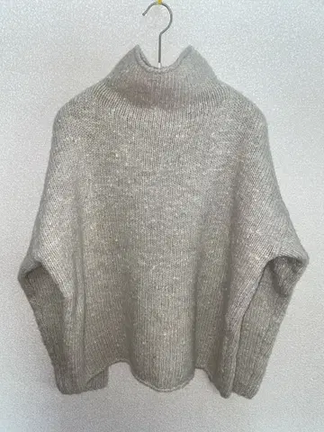 evam eva 터틀넥 스웨터 그레이