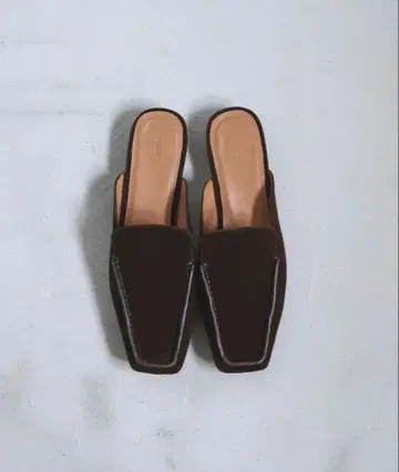 미사용 새상품 anuke VelourSlideShoes 브라운