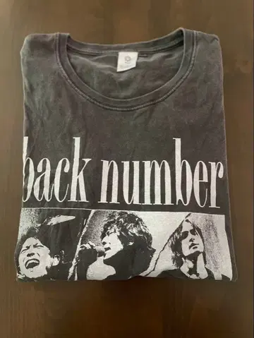 back number 블랙 긴팔 티셔츠
