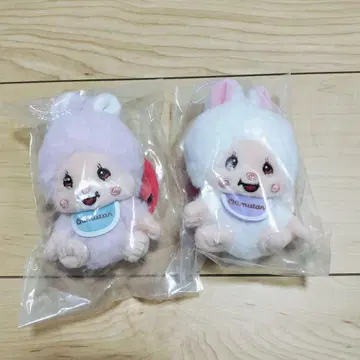 몬치치짱 침탄 봉제 인형 마스코트 2점