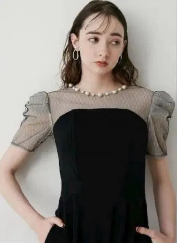 lagunamoon lady 펄 넥 팬츠 드레스