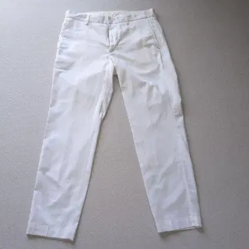 EDIFICE 화이트 슬랙스 M