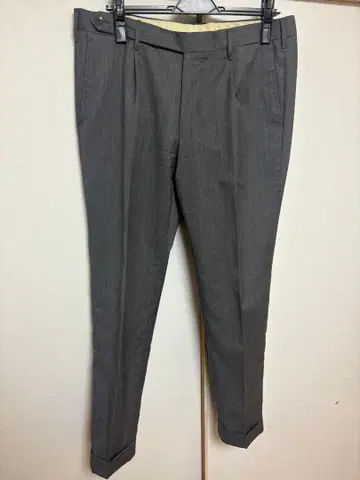 BEAMS Rota 슬랙스 그레이