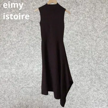 eimy istoire 아지메 플레어 슬리브리스 니트 원피스 완판템