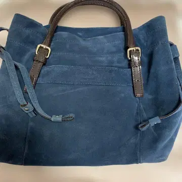 kate spade 핸드백 스웨이드 네이비