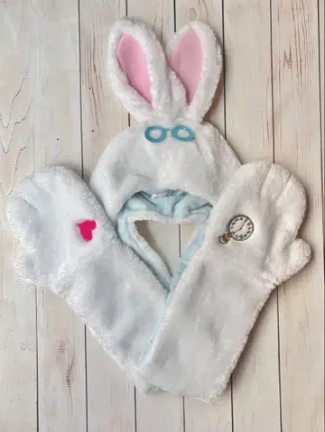 화이트 토끼 팬캡 디즈니