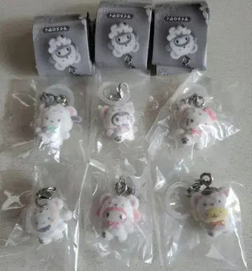 메지루시 액세서리 산리오 캐릭터즈 후와후와 스노우 컴플리트 세트