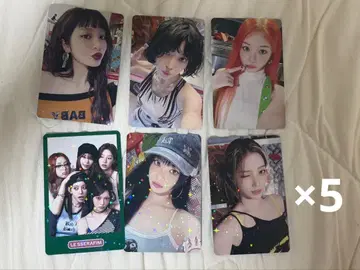 LE SSERAFIM SPAGHETTI weverse 구매 혜택 x 5