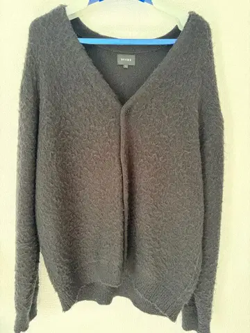 BEAMS 빔즈 니트 가디건 L 사이즈 블랙