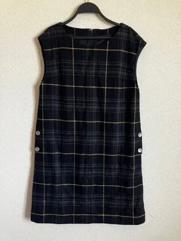 정가 59,000원 레리안 캐시미어 체크 원피스 점퍼 스커트