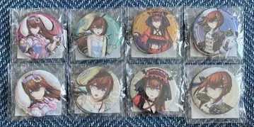 STEINS;GATE 진심 복권 메탈 캔뱃지 세트 전 8종 마키세 크리스