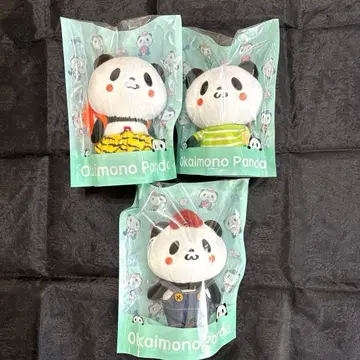 라쿠텐 팬더 OkaiMono Panda 봉제 인형 3개