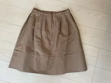 컨디션 최상 FOXEY 브라운 플레어 스커트 사이즈 38