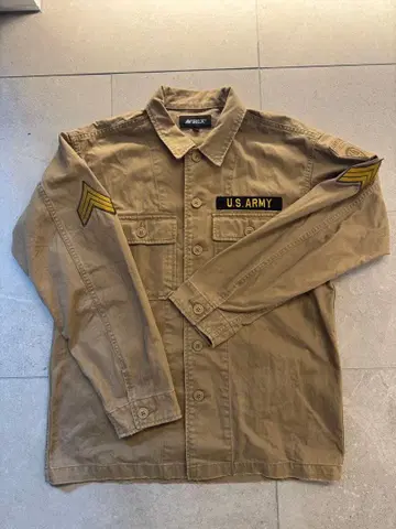 AVIREX U.S. ARMY 밀리터리 자켓 L