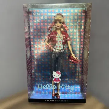 바비 헬로키티 콜라보 인형 바비인형 키티