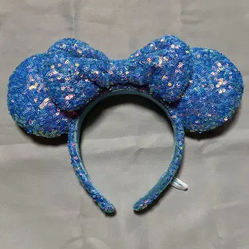 미키 모양 스팽글 머리띠