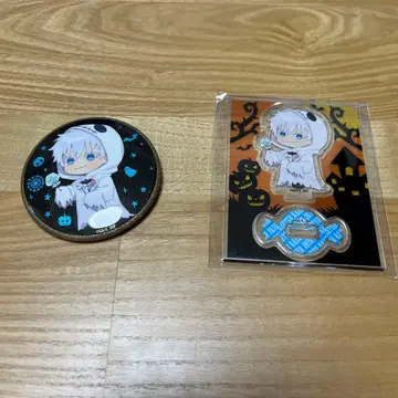 주술회전 말큐브 트레이딩 아크릴 스탠드&캔뱃지 고죠 사토루