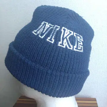 NIKE 나이키 니트 모자 니트 캡 90s 화이트 택 네이비 블루