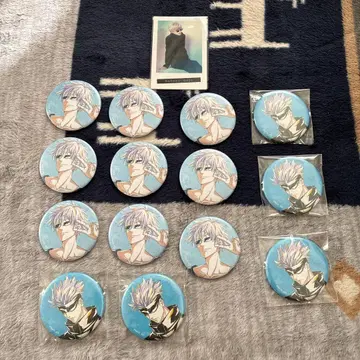 주술회전 고죠 사토루 캔뱃지 묶음 판매