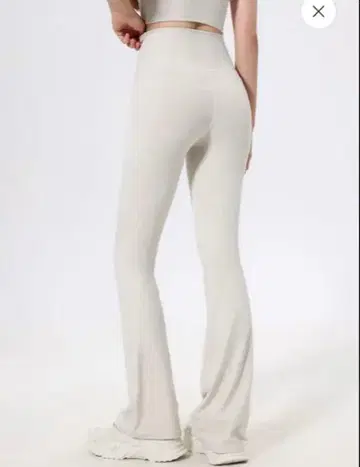 요가 필라테스 의류 팬츠 아이보리 yomoment