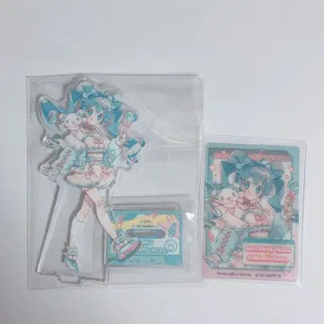 하츠네 미쿠 아크릴 스탠드 카드 산리오