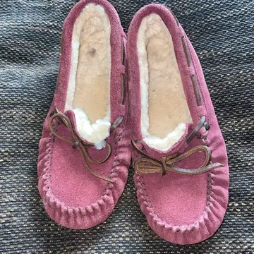 퍼플 스웨이드 모카신