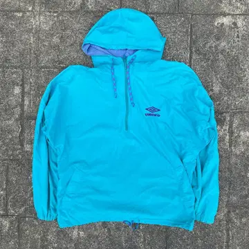 90s UMBRO 코튼 하프 지퍼 풀오버 아노락