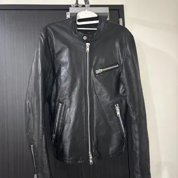 Murder License 싱글 라이더 자켓 46 블랙